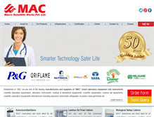Tablet Screenshot of macroscientificworks.com